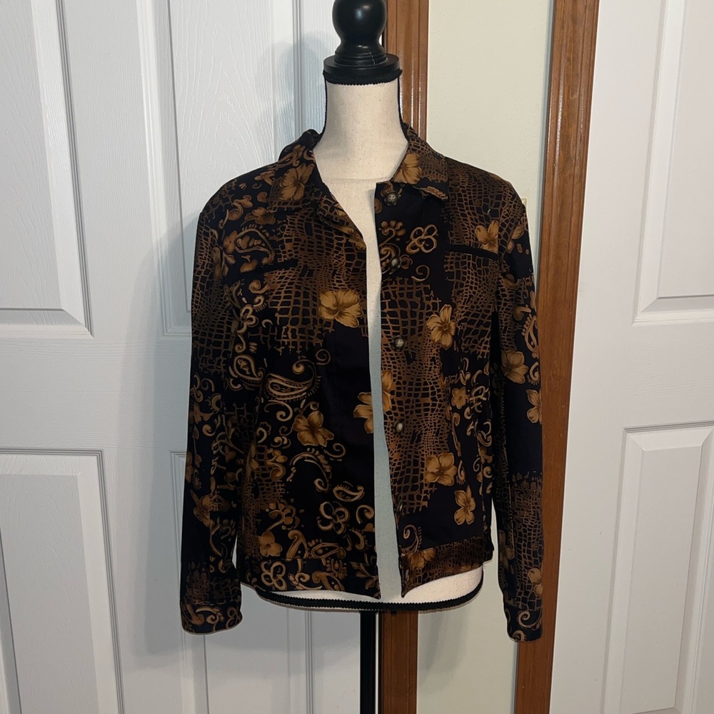 Coldwater Creek Floral Jacket